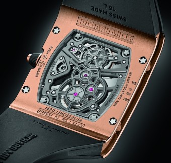 RICHARD MILLE RM 017 Tourbillon Extra Plat en or rose