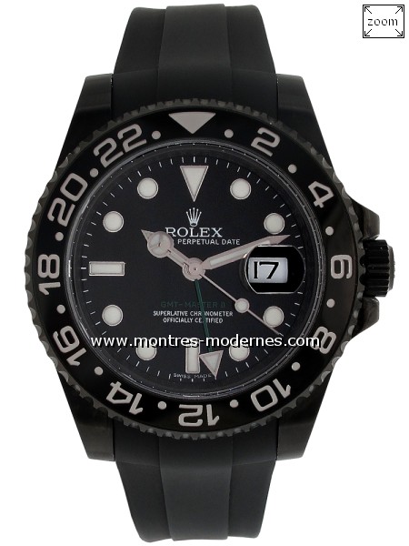Rolex GMT Master II ref 116710LN Black Bracelet Rubber B - Image 1
