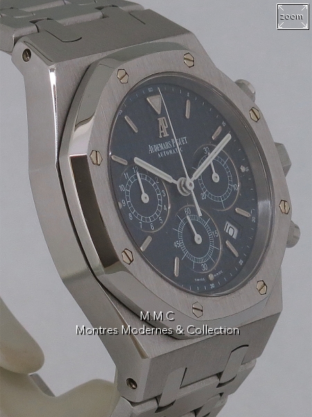 Audemars Piguet Royal Oak Chrono Kasparov ref 25860ST BLUE DIAL - Image 4