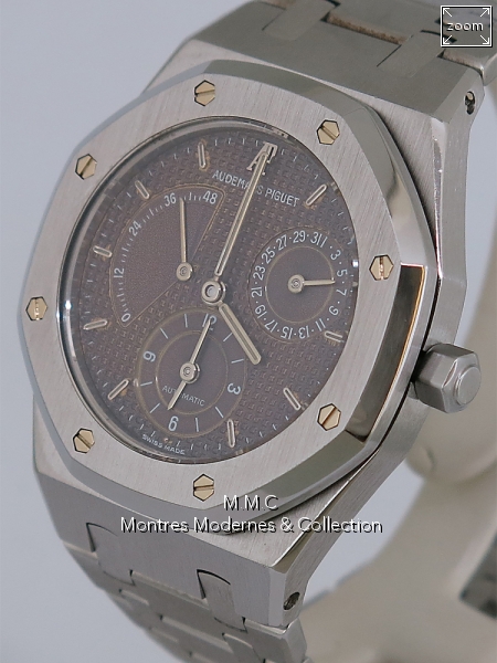 Audemars Piguet Royal Oak Dual Time ref 25730ST Tropical Dial - Image 2