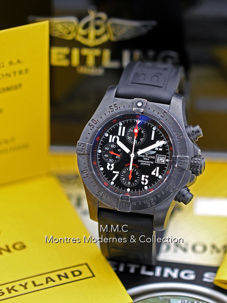 Breitling Avenger Skyland Blacksteel réf.M13380 Limited Edition 2000ex - Image 7