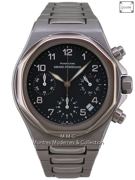 Girard Perregaux Laureato Olimpico Chronograph Limited Edition Gerard Genta Designer - Image 1