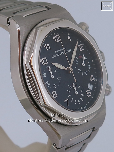 Girard Perregaux Laureato Olimpico Chronograph Limited Edition Gerard Genta Designer - Image 3