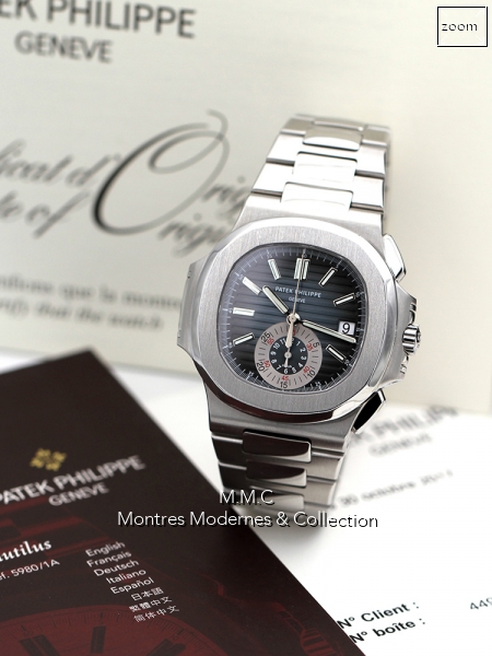 Patek Philippe Nautilus Chronographe ref 59801A - Image 7