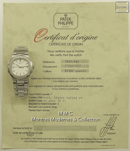 Patek Philippe Nautilus ref 39001G - Image 5