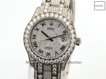 Rolex Datejust Pearlmaster Full Diamonds ref 81409 - Image 3