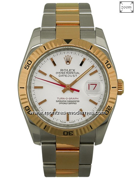 Rolex Datejust Turn O Graph Or roseacier ref 116261 - Image 1