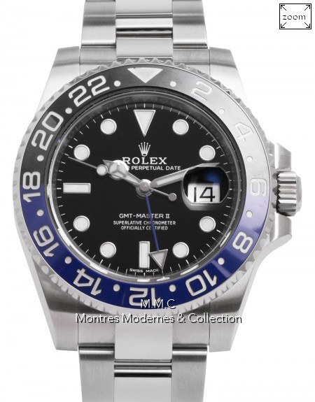 Rolex GMT Master II ref 116710BLNR dite Batman - Image 1