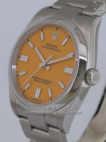 Rolex Oyster Perpetual 36mm ref 126000 Yellow Dial - Image 2