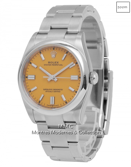 Rolex Oyster Perpetual 36mm ref 126000 Yellow Dial - Image 3