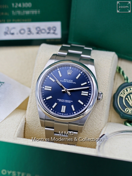 Rolex Oyster Perpetual 41mm ref 124300 Blue Dial - Image 6