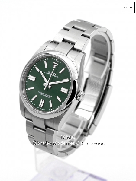 Rolex Oyster Perpetual 41mm ref 124300 Green Dial - Image 2
