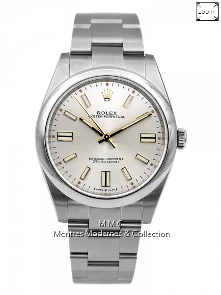 Rolex Oyster Perpetual 41mm ref 124300 Silver Dial - Image 1