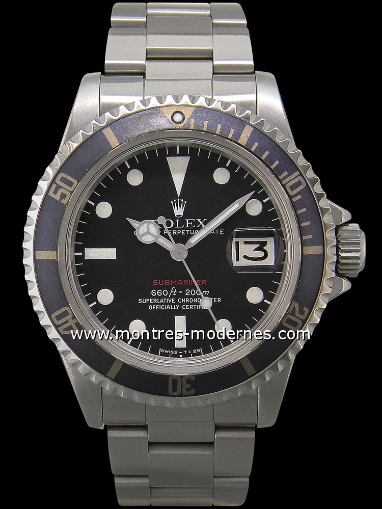 Rolex Submariner Date Rouge réf.1680 circa 1960 - Image 1