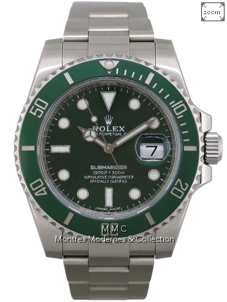 Rolex Submariner Date ref 116610LV dite HULK - Image 1