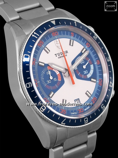 Tudor Heritage Chrono Blue Monte Carlo ref 70330B - Image 3