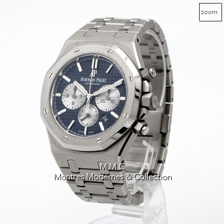 Audemars Piguet Royal Oak Chronographe 41mm ref 26331ST Blue Dial - Image 2