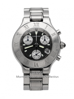 Cartier - 21 Chronoscaphe r&eacute;f.2424