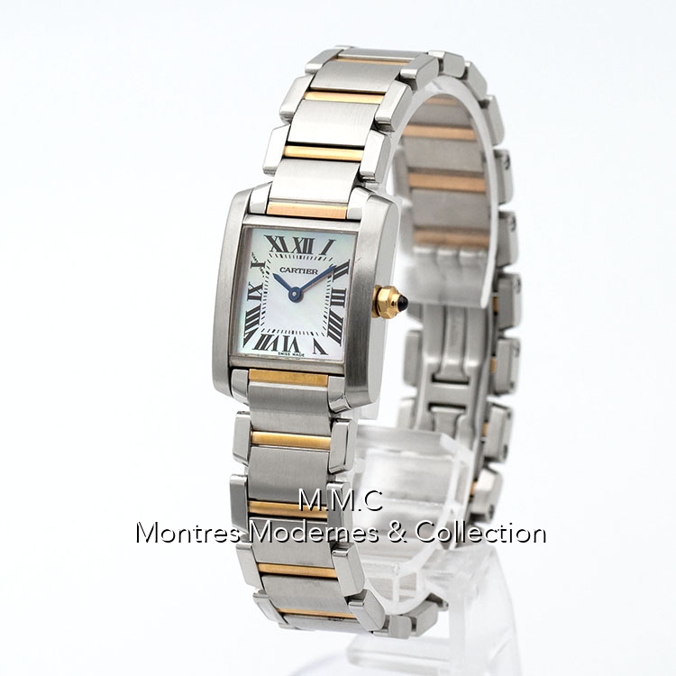 Cartier Tank Française Small Mother of Pearl - Image 2