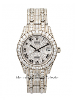 Rolex - Datejust Pearlmaster Full Diamonds réf.81409