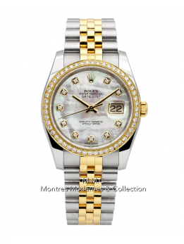 Rolex - Datejust r&eacute;f.116233 Mother of Pearl & Diamonds Dial