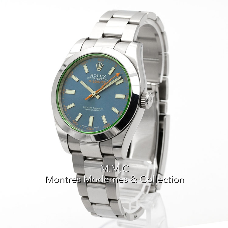 Rolex Milgauss réf.116400GV Blue Z - Image 2