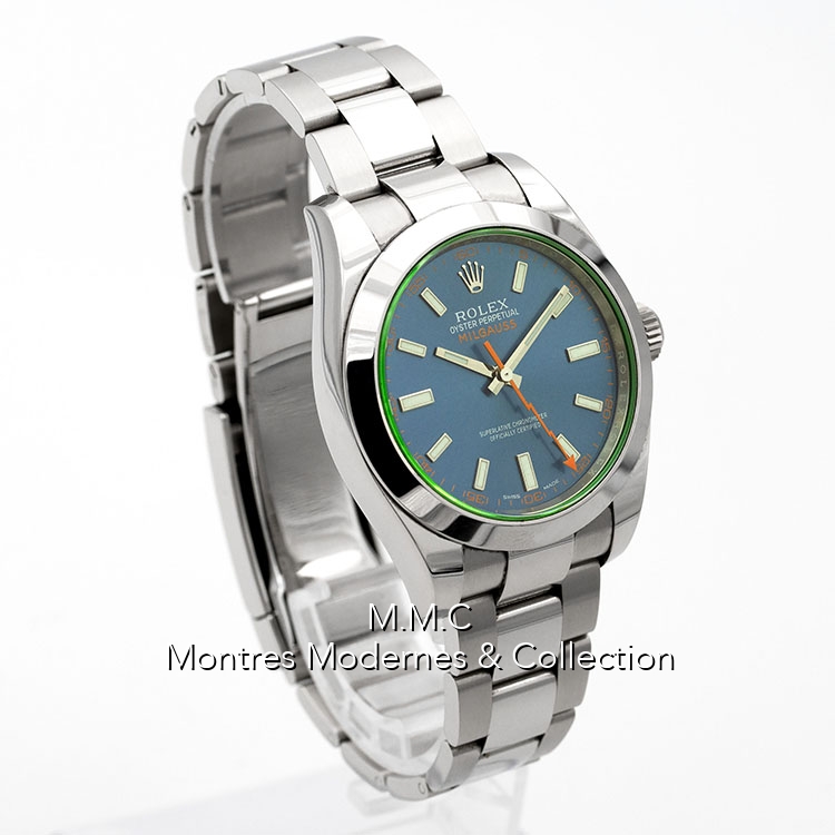Rolex Milgauss réf.116400GV Blue Z - Image 3