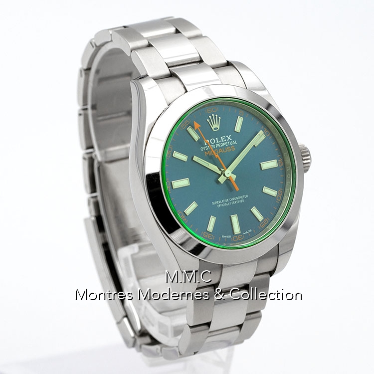 Rolex Milgauss réf.116400GV Blue Z - Image 3
