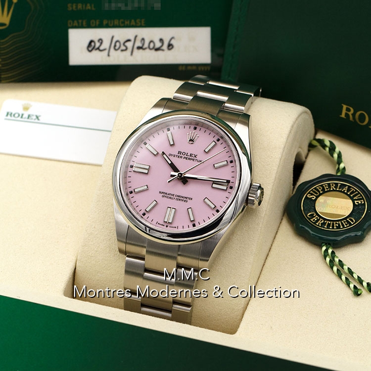 Rolex Oyster Perpetual réf.134300 Pink Dial - Image 6
