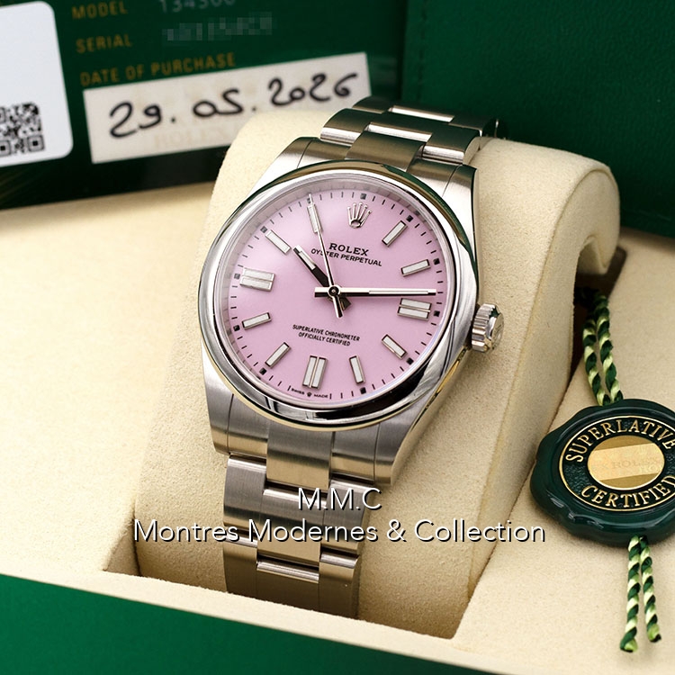 Rolex Oyster Perpetual réf.134300 Pink Dial - Image 6