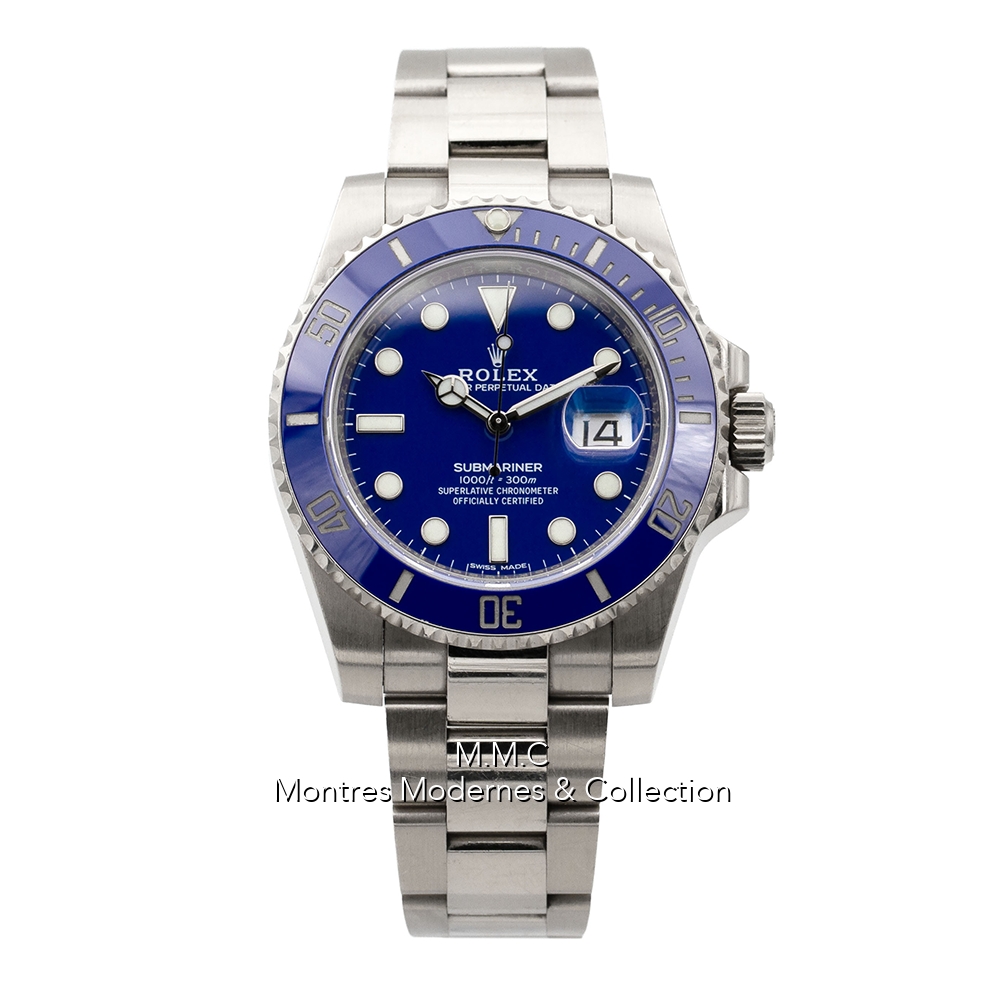 Rolex Submariner Date "Smurf" réf.116619LB - Image 1