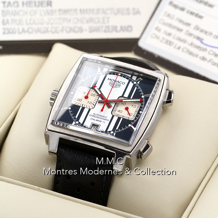 TAG Heuer Monaco Chronographe Steve McQueen réf.CAW211D - Image 5